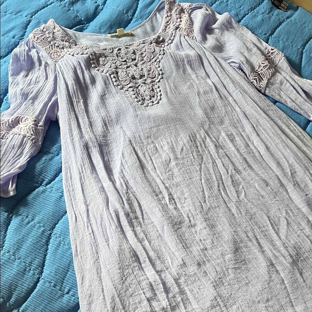 Indigo Rose Lavender Dress Size 1X